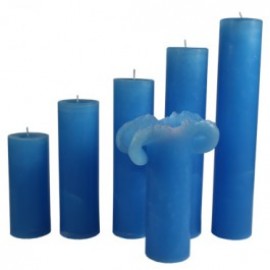 Candele Blu di Cobalto - Piccola 17 Cm