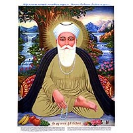 Guru Nanak con Mala Immagine